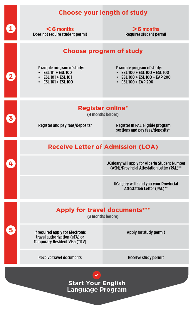 International Student Registration Process flowchart