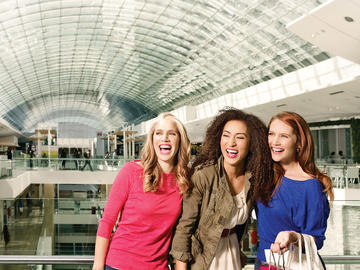 Shopping at The Core.