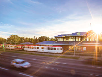 University C-Train Station