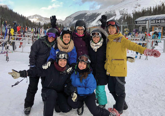 Skiing